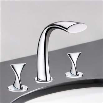 Holguin Dual Handle Deck Mount Bathtub Faucet