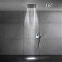 Fontana Intelligent Thermostatic Digital Display Touch Panel Wall Mounted Shower System