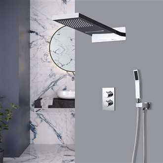 Fontana Geneva 22" High Class Chrome Finish Thermostatic Bathroom Shower Mixer System