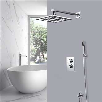 Fontana Le Havre 10" Square Water Saving Shower Head Thermostatic Shower System