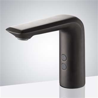 Fontana Commercial Touchless Automatic Matte Black Finish Sensor Faucet