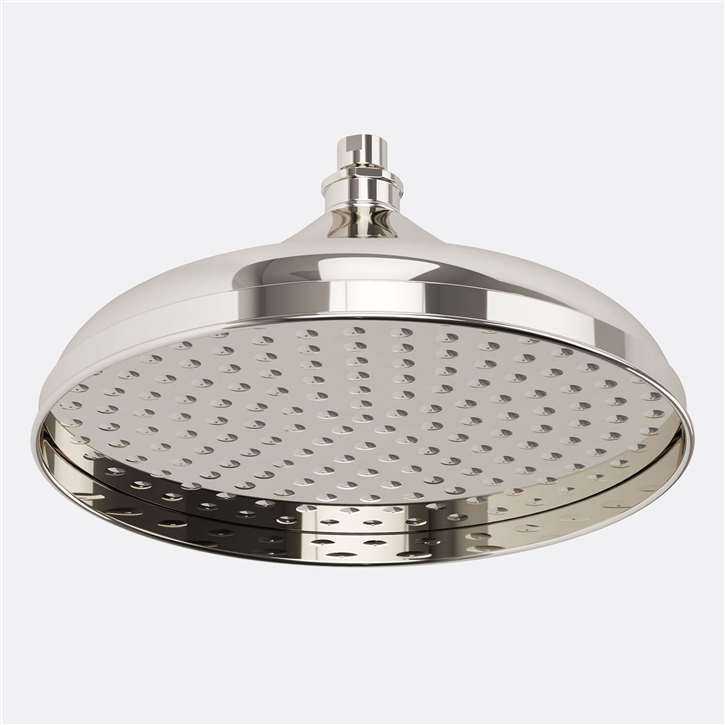 Fontana Manfredonia Champagne Rain Shower Head