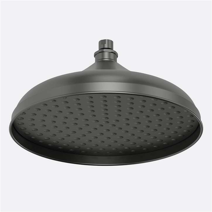 Fontana Lamezia Terme Gray Finish Rain Shower Head