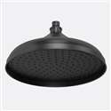 Fontana Versailles Matte Black Rain Shower Head