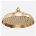 Fontana Treviso Brushed Gold Rain Shower Head