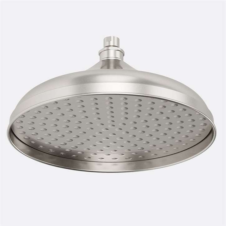 Fontana Syracuse Brushed Nickel Rain Shower Head