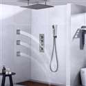 FontanaShowers Brushed Nickel Rainfall Shower Set