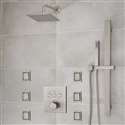 FontanaShowers Brushed Nickel Rainfall Shower Set