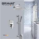 FontanaShowers Chrome Rainfall Shower Set