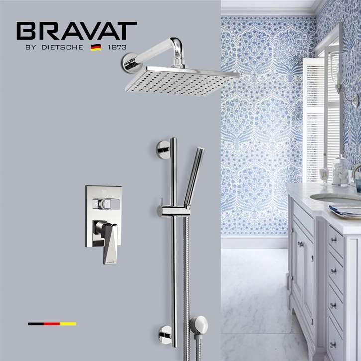 FontanaShowers Chrome Rainfall Shower Set