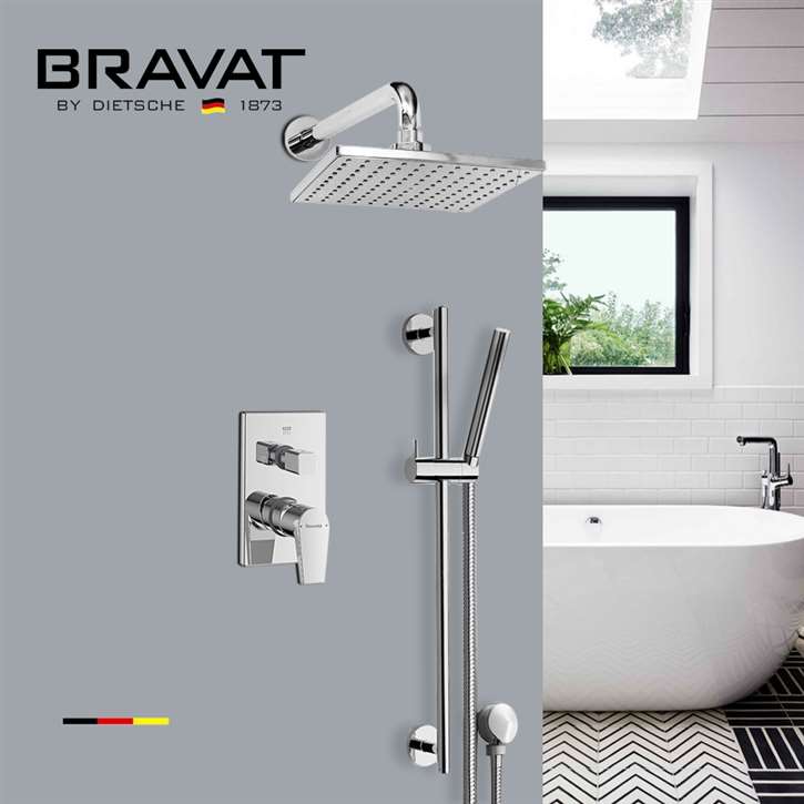 FontanaShowers Chrome Rainfall Shower Set