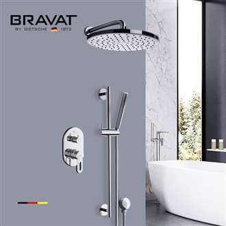 FontanaShowers Chrome Rainfall Shower Set