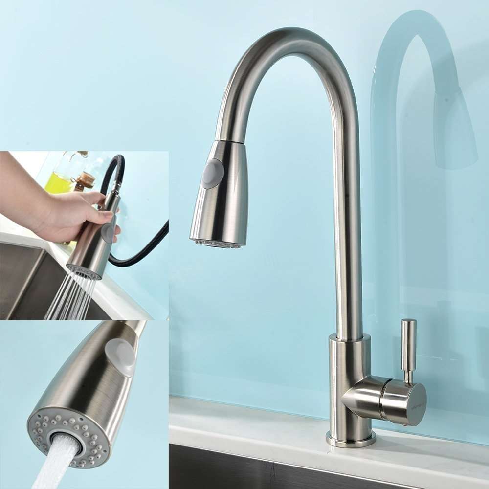 Vapsint Kitchen Sink Faucet Brushed buy Nickel