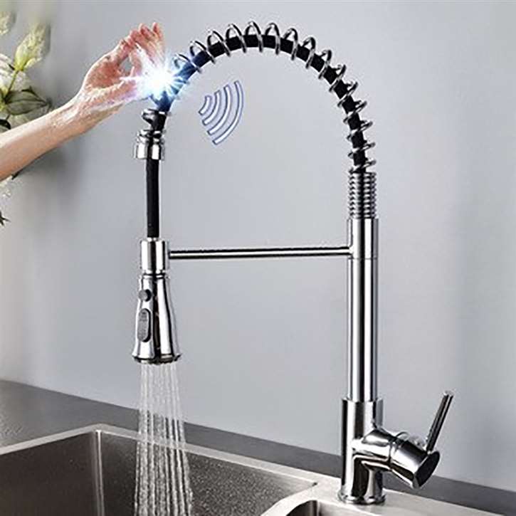 Kitchen Touch Sink Faucet Pull Out Sprayer