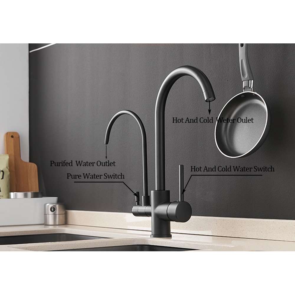 Kitchen water faucet outlet