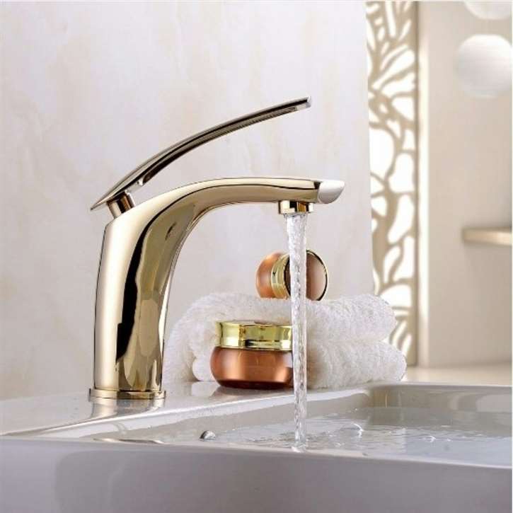 Saragozza Deck Mount LED Single Handle Bathroom Faucet