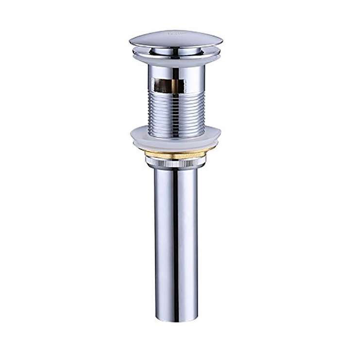 Emmen Solid Brass Bathroom Pop Up Drain Stopper With Overflow