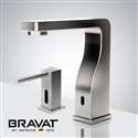 Fontana Marseille Touchless Automatic Commercial Sensor Faucet & Automatic Touchless Soap Dispenser in Chrome