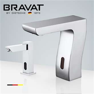 Fontana Freestanding Commercial Motion  Sensor Faucet And Automatic Soap Dispenser