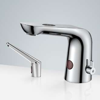 Fontana Freestanding Commercial Motion  Sensor Faucet And Automatic Soap Dispenser