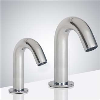 Fontana Freestanding Commercial Motion  Sensor Faucet And Automatic Soap Dispenser