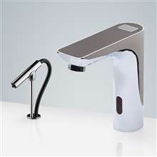 Fontana Freestanding Commercial Motion  Sensor Faucet And Automatic Soap Dispenser