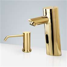 Fontana Freestanding Commercial Motion  Sensor Faucet And Automatic Soap Dispenser