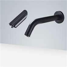 Fontana Chatou Wall Mounted Oil Rubbed Bronze Touchless Motion Sensor Faucet & Automatic Soap Dispenser for Restrooms