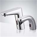 Touchless Bathroom Commercial Motion  Sensor Faucet And Automatic Soap Dispenser