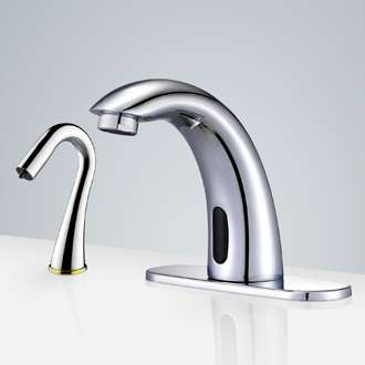 Fontana Freestanding Commercial Motion  Sensor Faucet And Automatic Soap Dispenser