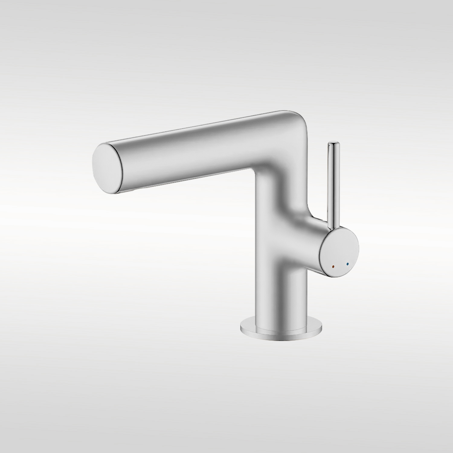 Fontana Terrenoire Matte White  Modern Bathroom Faucet