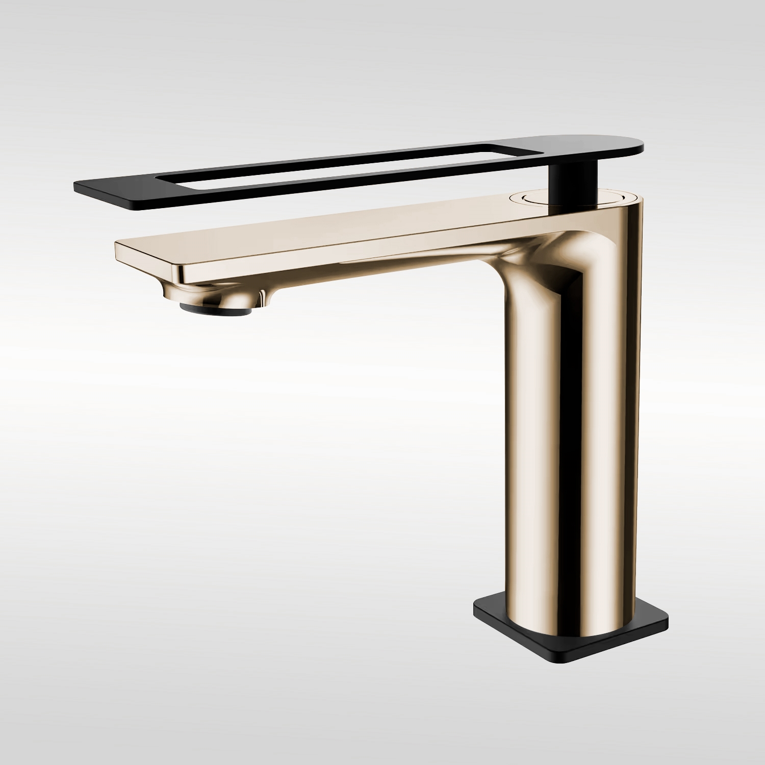 Fontana Coulaines Champagne Finish Deck Mounted Faucet