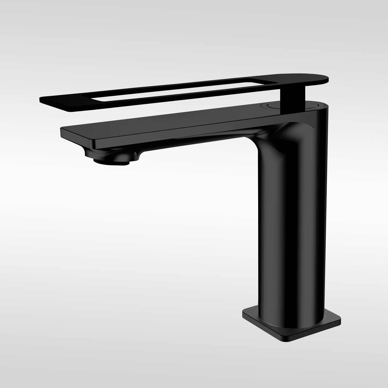 Fontana Coulaines Matte Black Deck Mounted Faucet