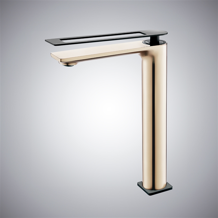 Fontana Forio Champagne Finish Bathroom Faucet