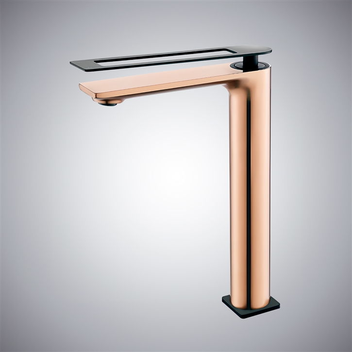 Fontana Forio Rose Gold Bathroom Faucet