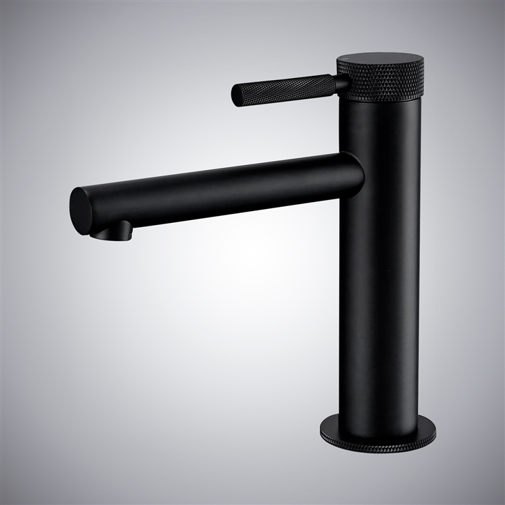 Fontana Torre Matte Black Basin Faucet Single Handle