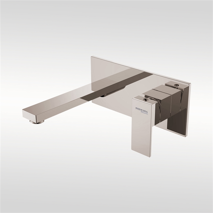 Fontana Ponte Brushed Nickel High Quality Basin Faucet