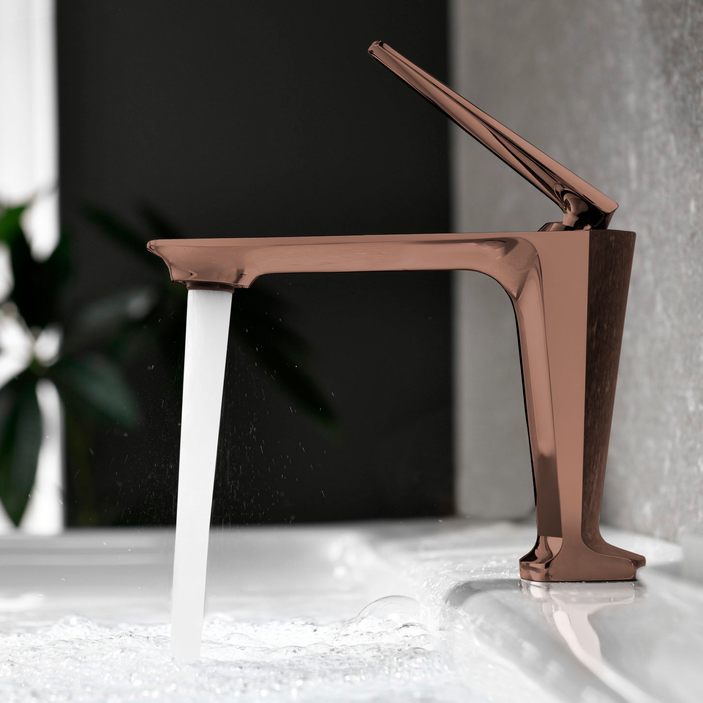 Fontana Persan Oil Rubbed Bronze Hot and Cold Gold Bathroom Faucet