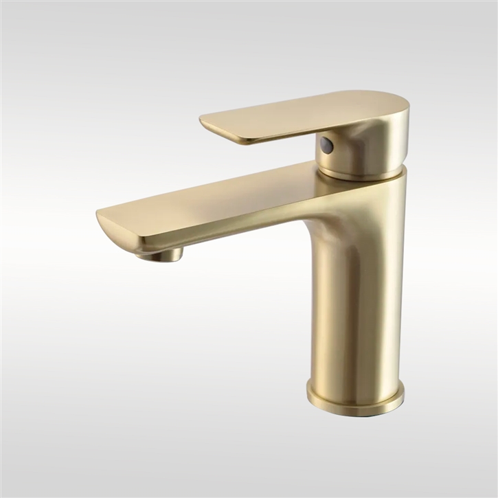 Fontana Vanzago Brushed Gold Luxury Basin Faucet