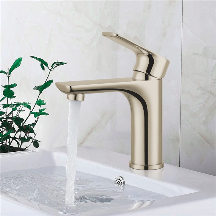 Fontana Vanzago Brushed Nickel Luxury Basin Faucet