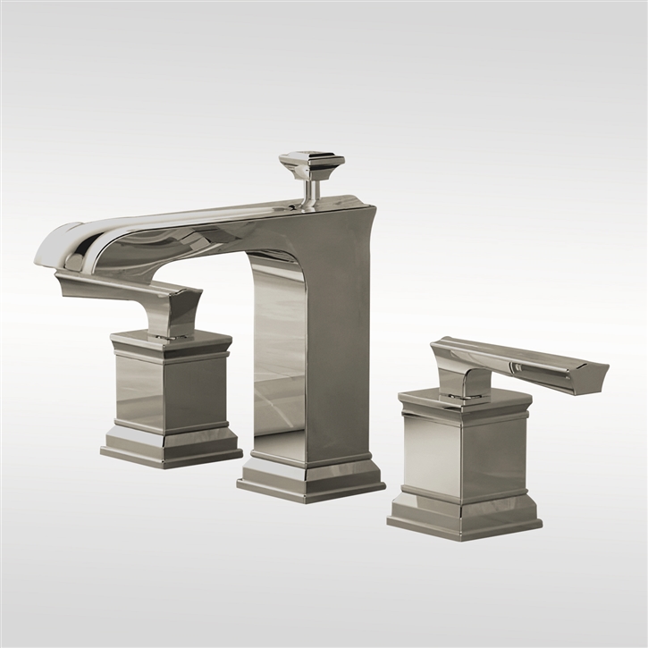 Fontana Fosses Brushed Nickel Basin Sink Faucet