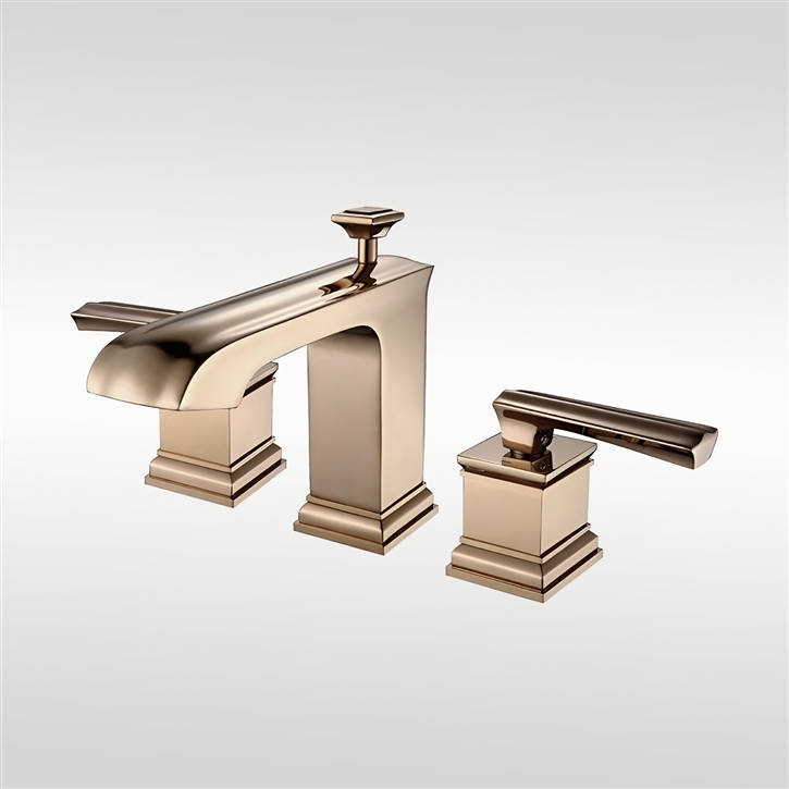 Fontana Fosses Champagne Dual Handle Bathroom