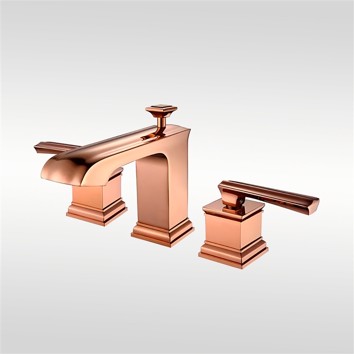 Fontana Fosses Rose Gold Bathroom Faucet