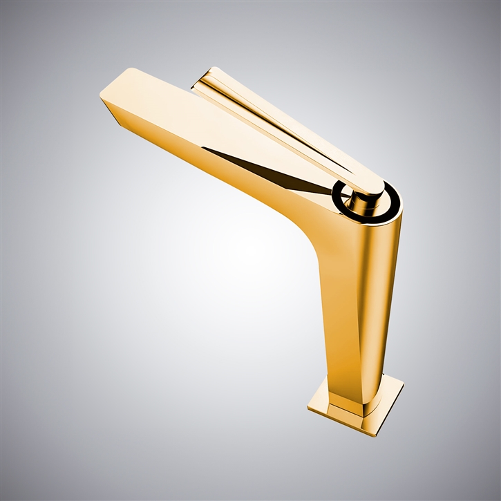 Fontana Waziers Gold Tall Bathroom Faucet