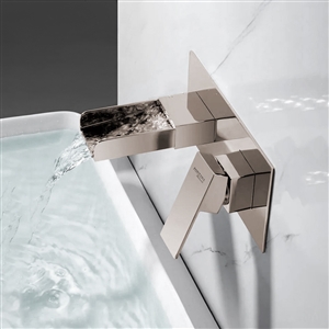 Fontana Meythet Brushed Nickel Basin Faucet Single Handle