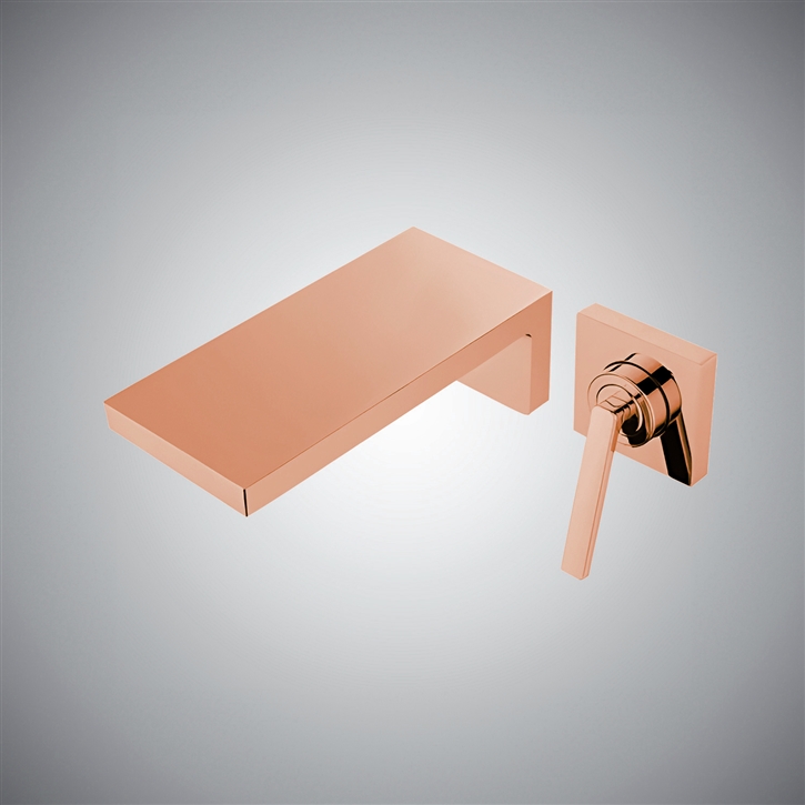 Fontana Cognin Rose Gold Bathroom Basin Faucet