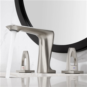 Fontana Aucamville Brushed Nickel Widespread Basin Faucet