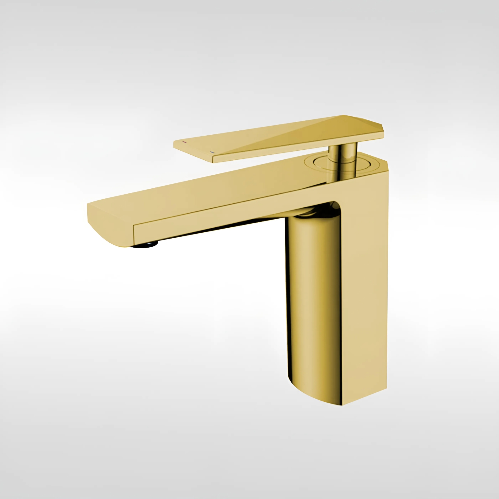 Fontana Orsay Brushed Gold Bathroom Basin Faucet