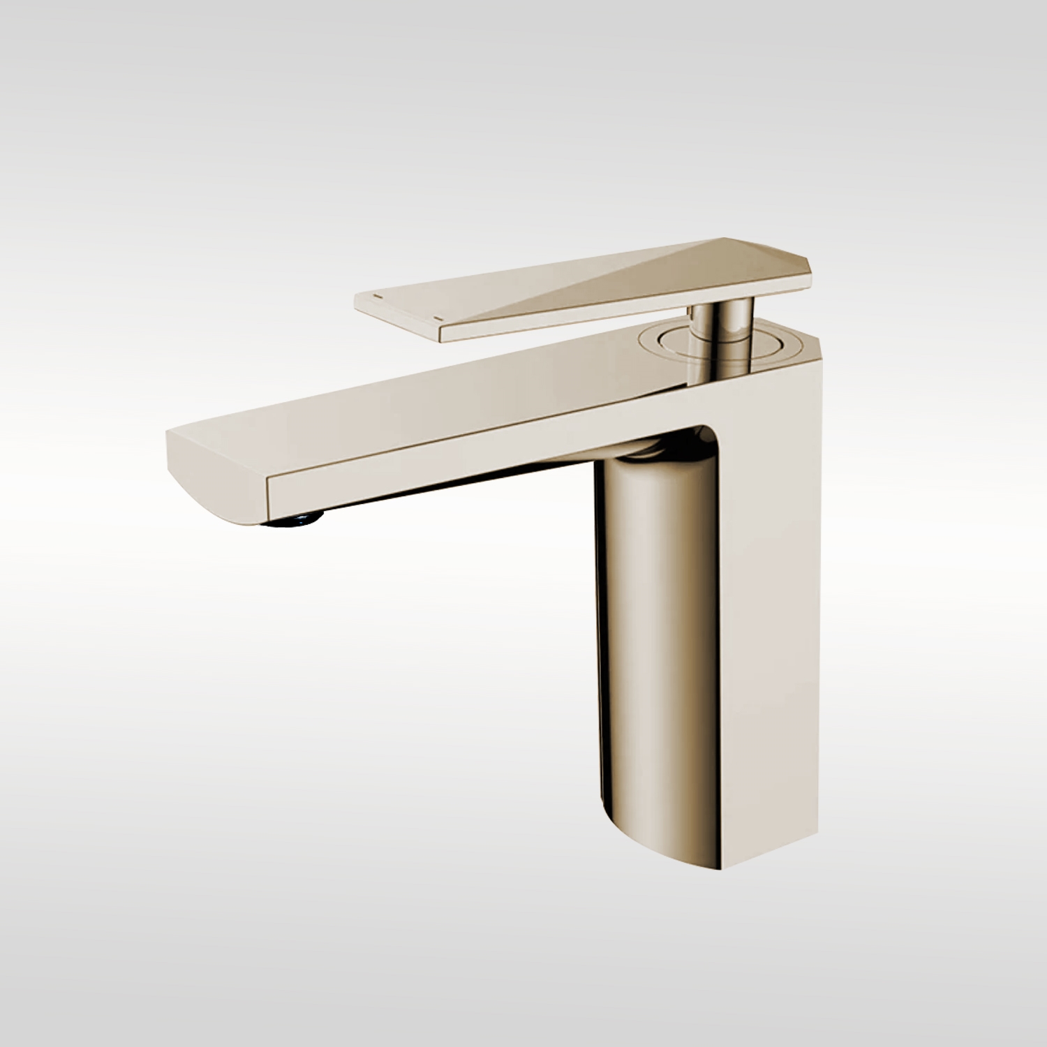 Fontana Orsay Champagne Finish Deck Mounted Bathroom Faucet