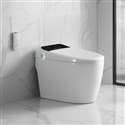 Fontana Lipari White Finish Tankless Smart Toilet